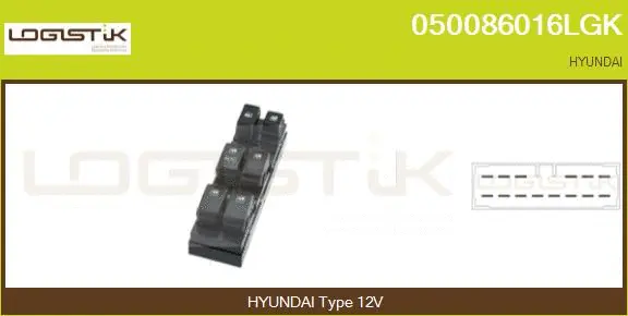 Switch, window regulator (050086016LGK)