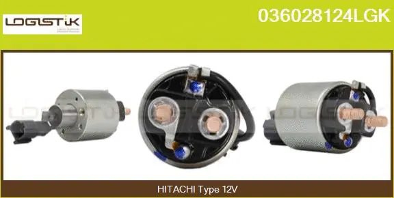 Solenoid Switch, starter (036028124LGK)