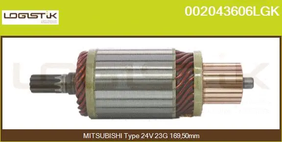 Armature, starter (002043606LGK)