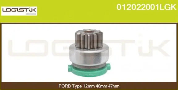 Pinion, starter (012022001LGK)