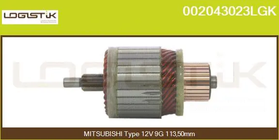 Armature, starter (002043023LGK)