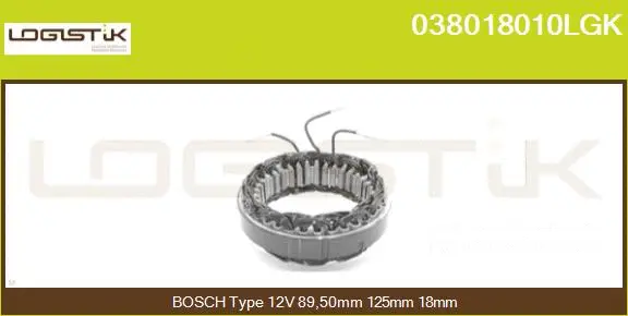 Stator, alternator (038018010LGK)