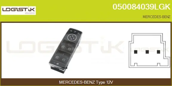 Switch, window regulator (050084039LGK)