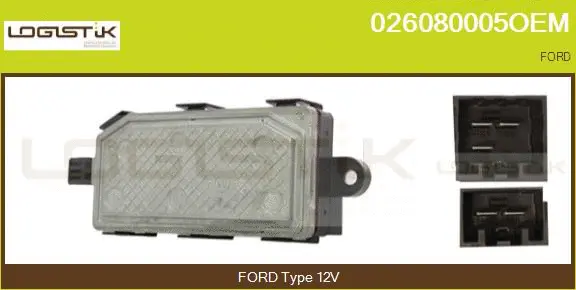 Resistor, interior blower (026080005OEM)