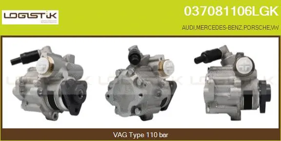 Hydraulic Pump, steering (037081106LGK)