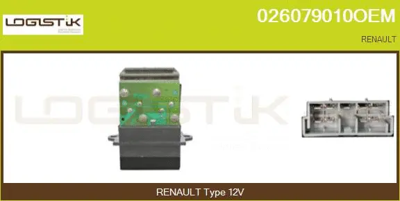 Resistor, interior blower (026079010OEM)