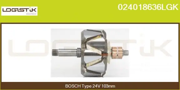 Rotor, alternator (024018636LGK)