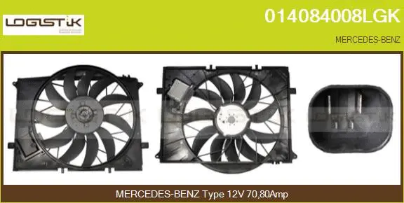 Electric Motor, radiator fan (014084008LGK)