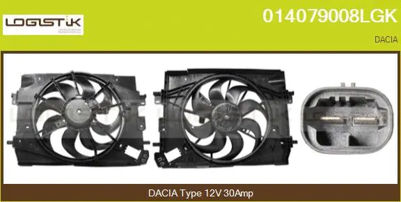 Electric Motor, radiator fan (014079008LGK)