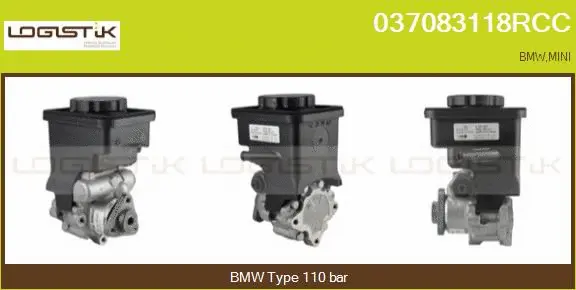 Hydraulic Pump, steering (037083118RCC)