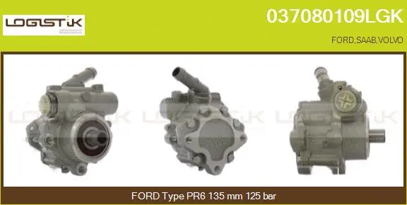 Hydraulic Pump, steering (037080109LGK)