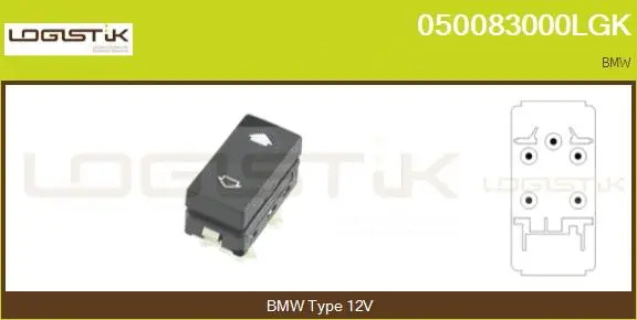 Switch, window regulator (050083000LGK)