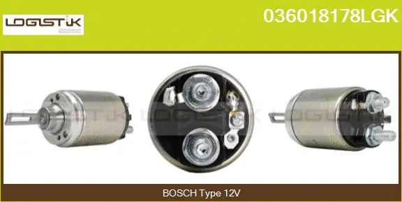 Solenoid Switch, starter (036018178LGK)