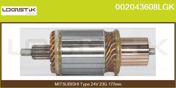 Armature, starter (002043608LGK)