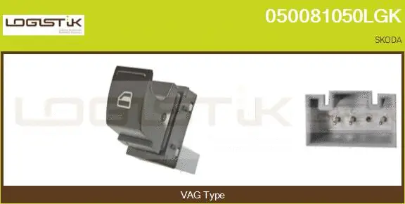 Switch, window regulator (050081050LGK)