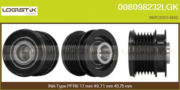 Belt Pulley, alternator (008098232LGK)