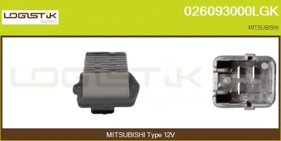 Resistor, interior blower (026093000LGK)