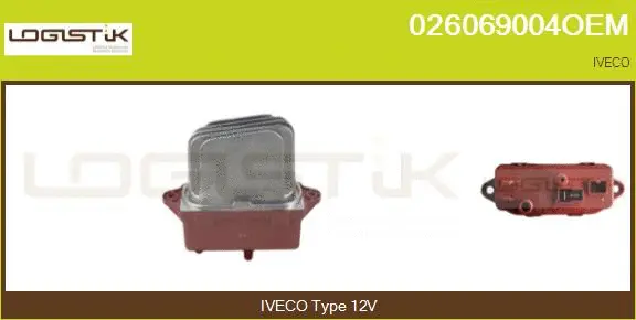 Resistor, interior blower (026069004OEM)