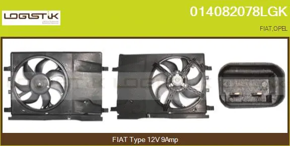 Electric Motor, radiator fan (014082078LGK)
