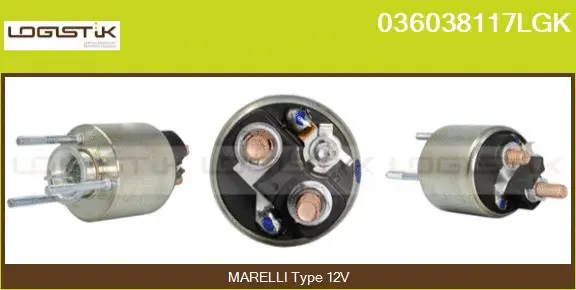 Solenoid Switch, starter (036038117LGK)