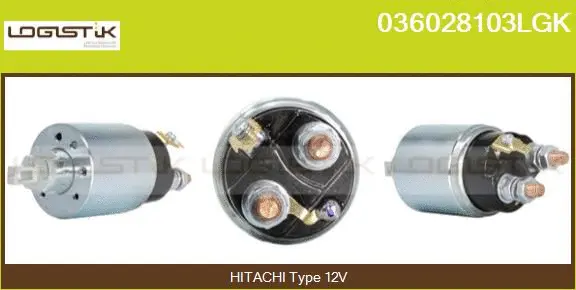 Solenoid Switch, starter (036028103LGK)