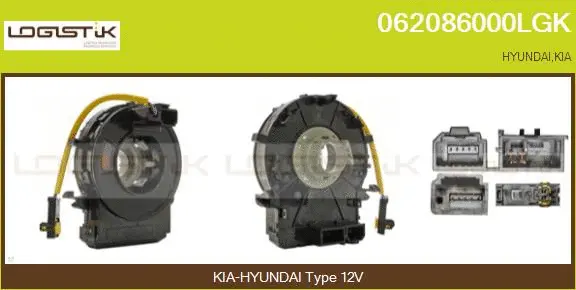 Clockspring, airbag (062086000LGK)