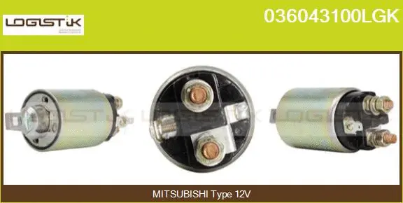 Solenoid Switch, starter (036043100LGK)