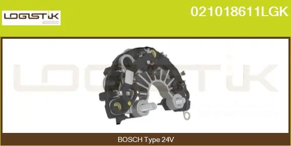 Rectifier, alternator (021018611LGK)