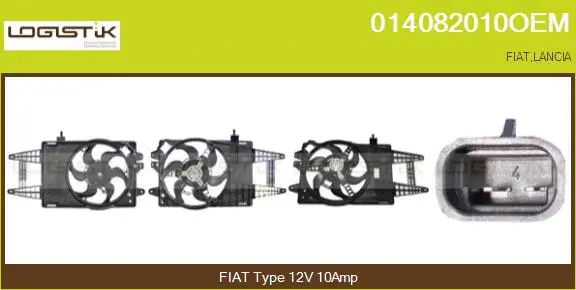 Electric Motor, radiator fan (014082010OEM)