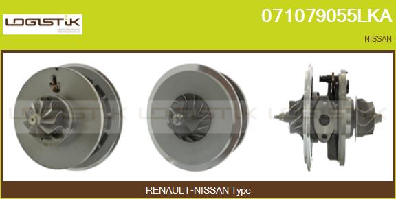 Core assembly, turbocharger (071079055LKA)