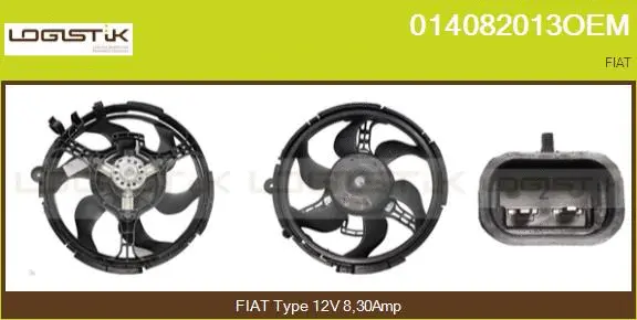 Electric Motor, radiator fan (014082013OEM)