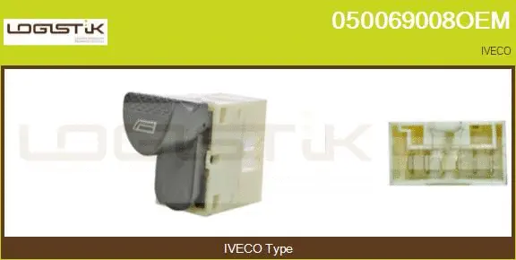 Switch, window regulator (050069008OEM)