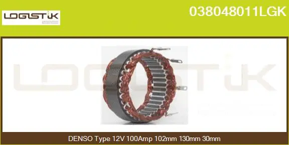 Stator, alternator (038048011LGK)