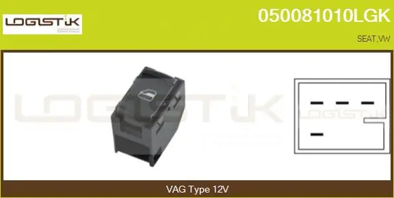 Switch, window regulator (050081010LGK)