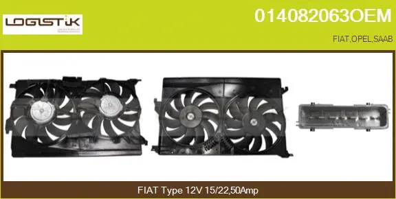 Electric Motor, radiator fan (014082063OEM)