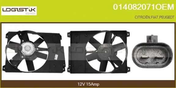 Electric Motor, radiator fan (014082071OEM)
