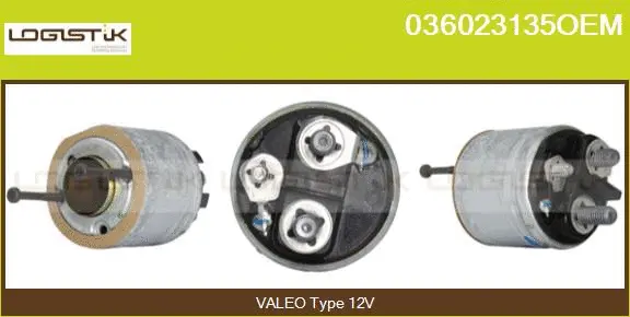 Solenoid Switch, starter (036023135OEM)