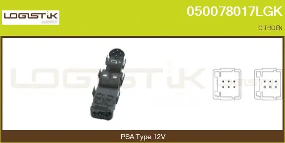 Switch, window regulator (050078017LGK)