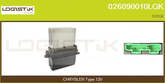 Resistor, interior blower (026090010LGK)