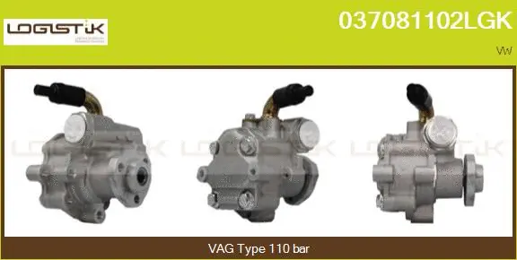 Hydraulic Pump, steering (037081102LGK)