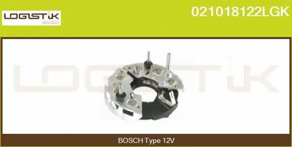 Rectifier, alternator (021018122LGK)