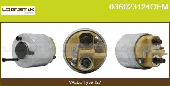 Solenoid Switch, starter (036023124OEM)