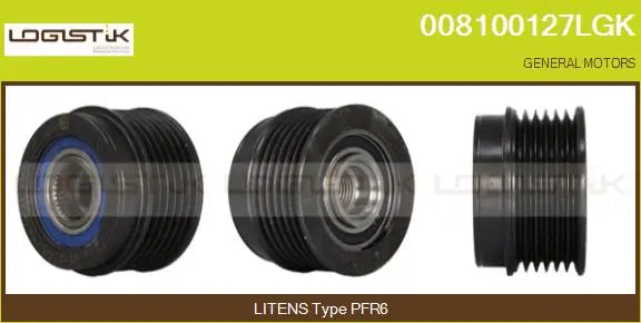 Belt Pulley, alternator (008100127LGK)