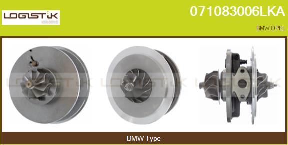 Core assembly, turbocharger (071083006LKA)