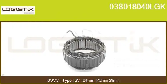 Stator, alternator (038018040LGK)