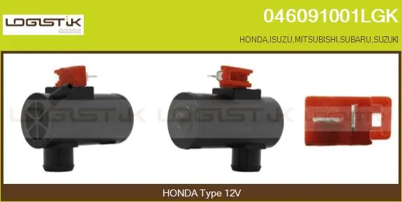 Washer Fluid Pump, window cleaning (046091001LGK)