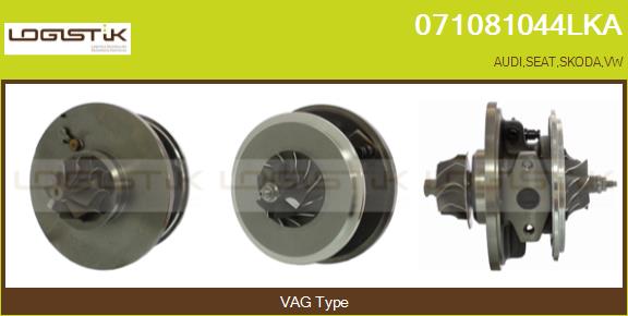 Core assembly, turbocharger (071081044LKA)