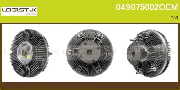 Clutch, radiator fan (049075002OEM)