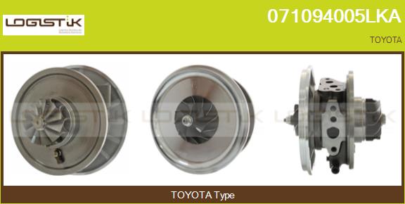 Core assembly, turbocharger (071094005LKA)