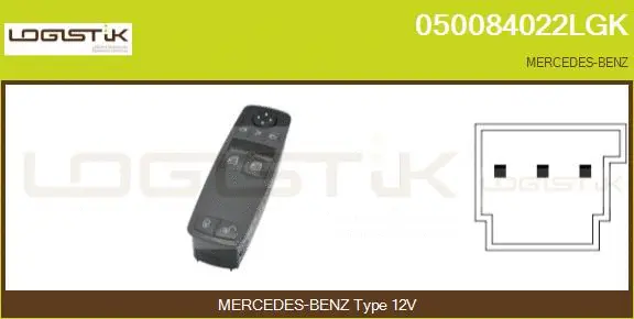 Switch, window regulator (050084022LGK)